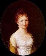 Louis Leopold  Boilly Portrait of Gabrielle Josephine du Pont oil on canvas